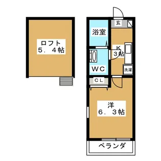 神奈川県横浜市港南区港南5【アパート】の間取り