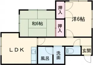 グランデ東香里I【5階】の間取り