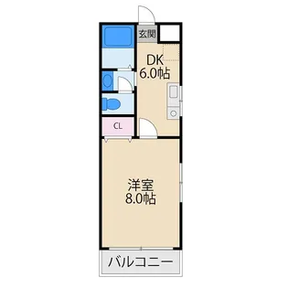 西尾ハウス【3階】の間取り