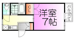 広島県広島市西区上天満町【マンション】の間取り
