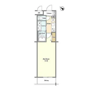 BLESS北新宿【5階】の間取り