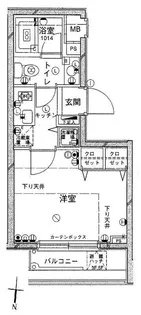 パークサイド亀戸【6階】の間取り
