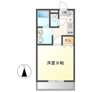 アンプルール ブワ ステラ【2階】の間取り