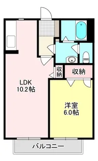 ウイングスサプライII【2階】の間取り