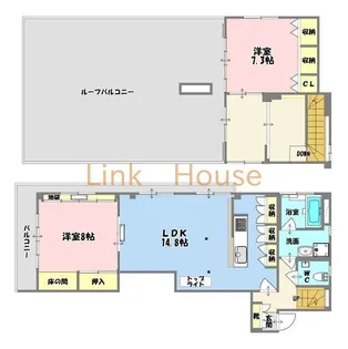 東京都江戸川区西篠崎2【マンション】の間取り