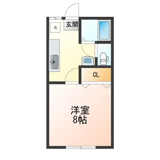 プラットW2【2階】の間取り