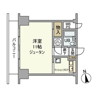 ダイアパレス津田沼【3階】の間取り