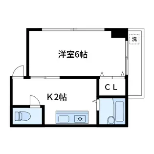 ベルカルフール【2階】の間取り