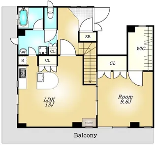 ビューステイト白金の間取り