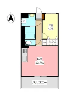 Ai V(アイファイブ)【3階】の間取り