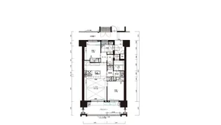 リヴィエールベイステーション小倉【9階】の間取り