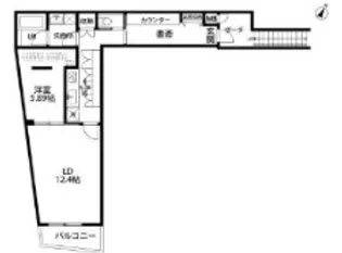 デコール代官山の間取り