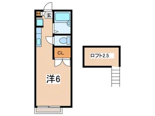 スクエア西湘【1階】の間取り