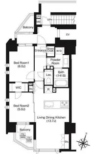 ジオイド三番町【3階】の間取り