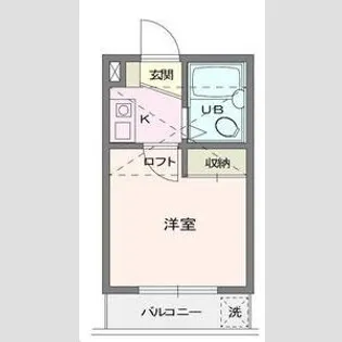 ジュネパレス北越谷第09【2階】の間取り