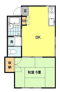 西田荘【2階】の間取り