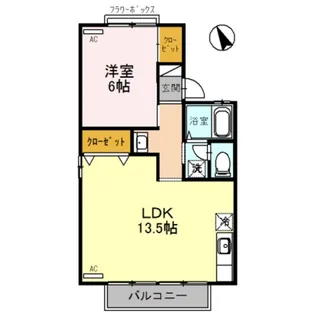 セジュールサクラ【2階】の間取り