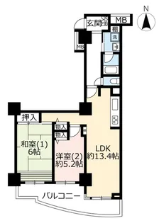 UR浦安マリナイースト21望海の街【10階】の間取り
