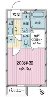 プランティ-ニ【2階】の間取り