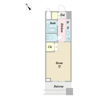 ドゥーエ戸越銀座【9階】の間取り