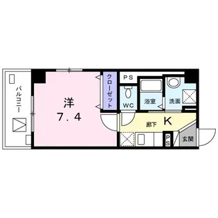 フェリズ プレンシード【3階】の間取り