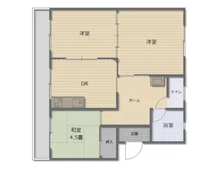 ナショナルマンション【2階】の間取り