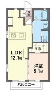 メゾンクレール【2階】の間取り