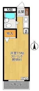ポーラスター【2階】の間取り