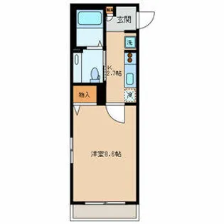 オアシス丘の上【1階】の間取り