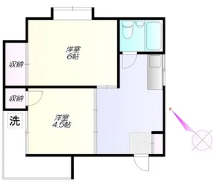 遠藤マンション【2階】の間取り