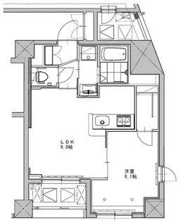 MALULANI千駄ヶ谷【3階】の間取り