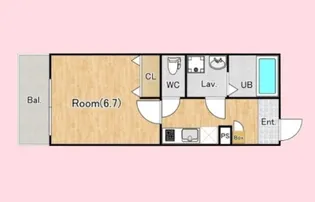 ジーメゾン桶川朝日【3階】の間取り