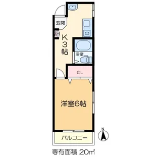 メゾン福原【3階】の間取り