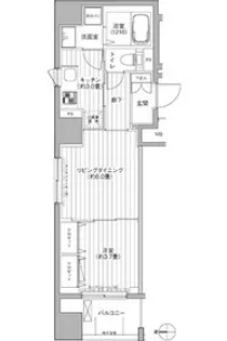 レジェンダリーコート赤羽【2階】の間取り