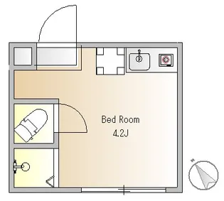 リーベ中目黒【1階】の間取り
