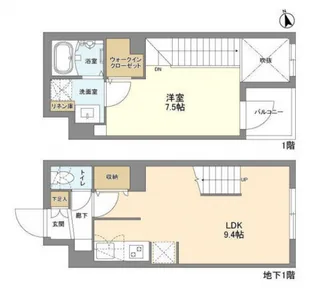ウェルスクエア新宿戸山の間取り