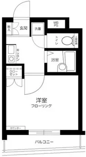 ヴェルステージ日本橋人形町【6階】の間取り