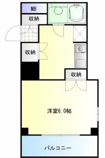 ライオンズマンションときわ台【5階】の間取り