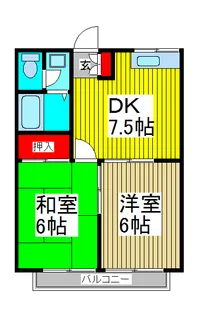 ピュアパレス【1階】の間取り