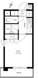 ヴェルト西馬込II【4階】の間取り