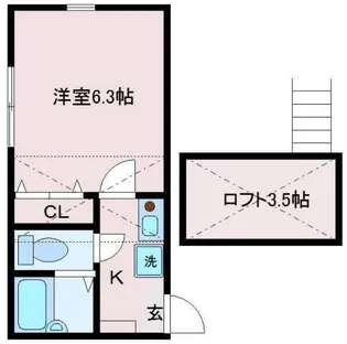 エスポワール東向島【3階】の間取り