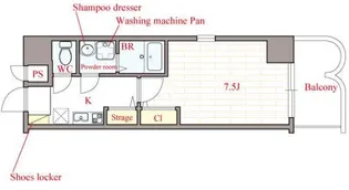 M’s Stream【4階】の間取り