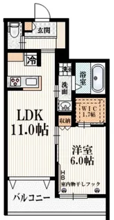 サンテラス高田【3階】の間取り
