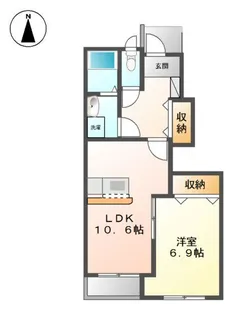 グランウッド【1階】の間取り