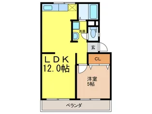 ニュー江坂ハイツの間取り