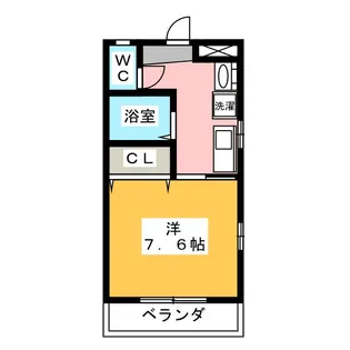 スカイハイツ戸田【2階】の間取り