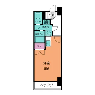 エッセ桜山【4階】の間取り