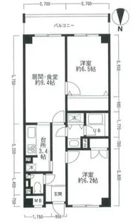 アルページ麻布【3階】の間取り