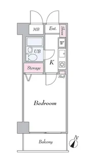 西横浜ダイカンプラザシティ【8階】の間取り