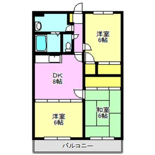 サンライフマンション【3階】の間取り